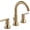 Champagne Bronze, variant on Delta Victorian Two Handle Widespread Bathroom Faucet in Chrome 3555-MPU-DST