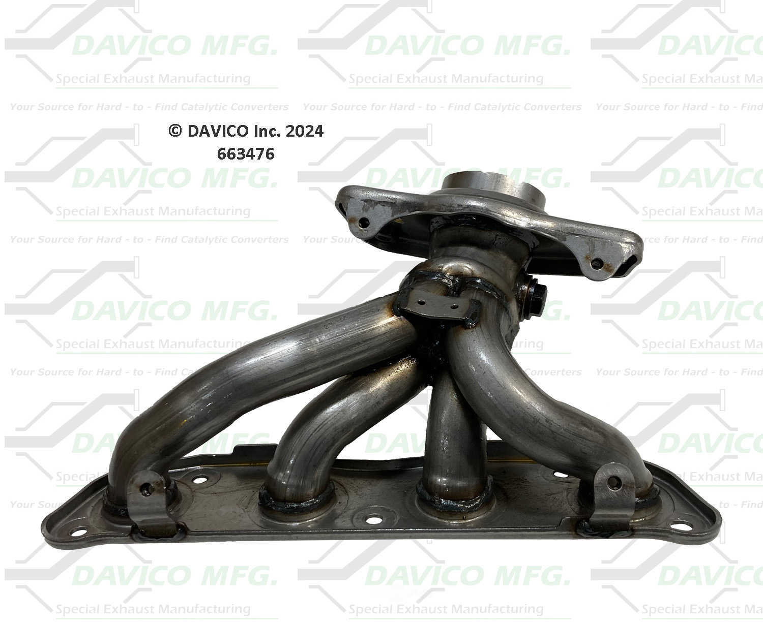 Davico Mfg 663476 Stand alone Exact-Fit exhaust manifold