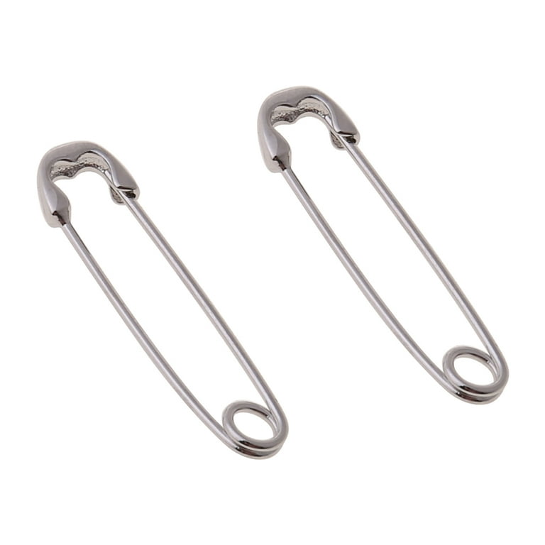 Sterling Silver small safety pin stud earrings-punk, diaper, pins – Jewelia  Designs