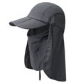 thumbnail image 3 of Sombrero para exteriores, sombrero protector de grados, sombrero de diablo de secado rápido a prueba de sol, sombrero de pesca de montañismo, sombrero a prueba de sol, sombrero a prueba de sol, 3 of 5