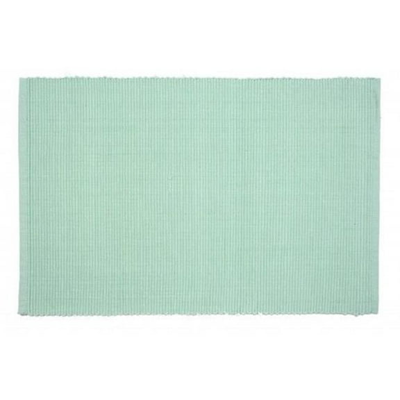 Mr. MJs Trading AG-01318S-4 19 in. Ribbed Placemats, Lime Green - Set of 4
