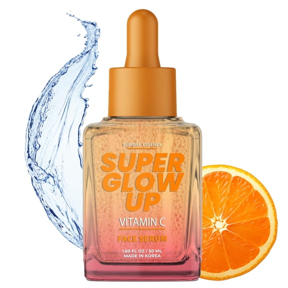 Sunday Essence Vitamin C Face Serum – Dermatologist-Tested, Anti-Aging, Brightens & Evens Skin Tone – Hydrating & Revitalizing Korean Skin Care – Vegan, Paraben-Free, Clean Beauty – 1.69 Fl. Oz