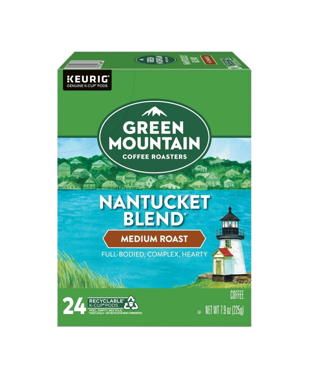 Green Mountain Nantucket Blend Coffee K Cup Pods, 96 K Cups Total