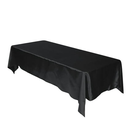 

AdXKenry Table Cloths Rectangle Plastic Hotel Banquet Wedding Scene Solid Color Rectangular Smooth Satin Table Cloth Satin Table Cloth