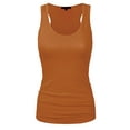 thumbnail image 3 of Made by Olivia Women's Casual Basic Sleeveless Racerback Tank Top, 3 of 5