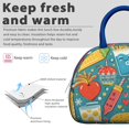 thumbnail image 3 of Insulated Lunch Bag Women, Large Insulated Lunch Bag for Work for Adult Men, Leakproof Cooler Lunch Bags for Office Lunch (French Frie ), 3 of 7