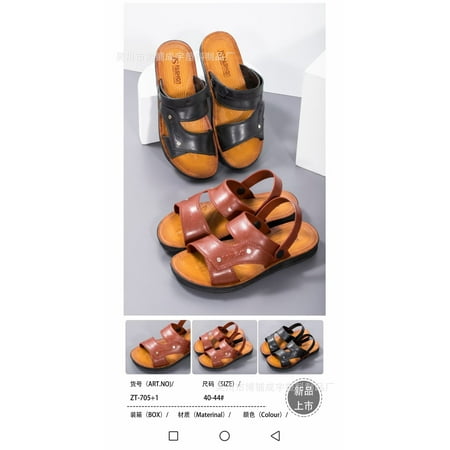 

New Vietnamese men‘s and women‘s sandals non-slip wear-resistant running rivers and lakes low price slope heel thick bottom beach cool