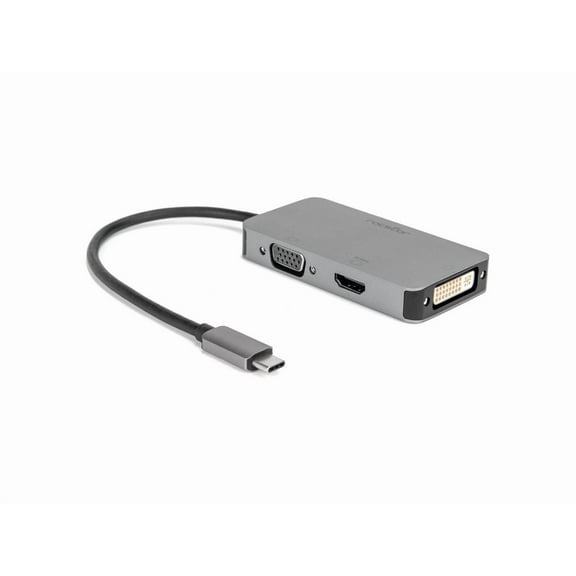 Rocstor Premium USB-C Multiport Hub 3-in-1 HDMI VGA or DVI Adapter Y10A266A1