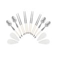thumbnail image 2 of French Home Faux Ivory Chopsticks, Laguiole Spoons and Ceramic Rests, Set of 4 Pairs, 2 of 4
