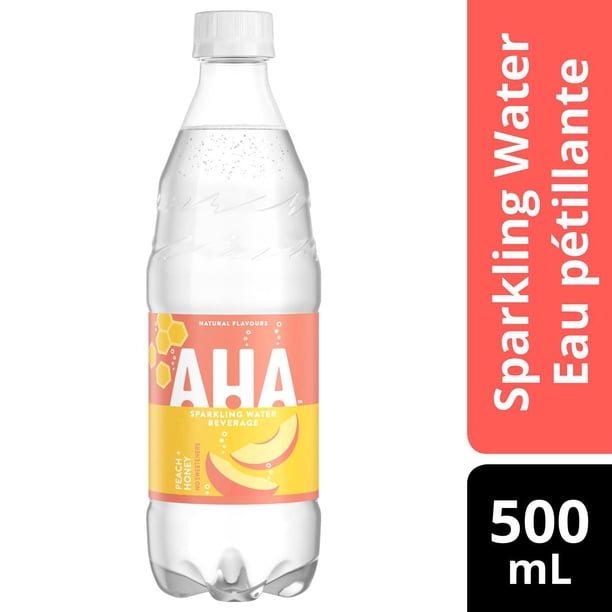 AHA Peach + Honey Sparkling Water 500mL Walmart.ca