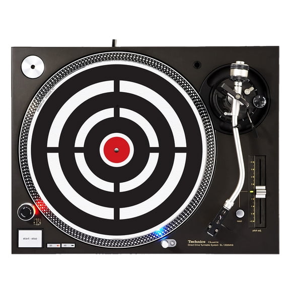 KuzmarK™ 12" DJ Turntable Slipmat - Target