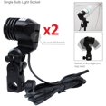 thumbnail image 2 of CanadianStudio 2 Pcs Photography Studio AC Socket Light Stand Mount Umbrella Holder,, 2 of 2