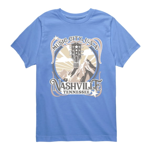 Instant Message - Music City USA Short Sleeve Graphic T-Shirt