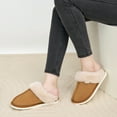 thumbnail image 6 of Ecetana Womens Slipper with Memory Foam Fluffy Soft Warm Slip On House Shoes, 6 of 6