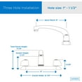 thumbnail image 2 of Gerber Kitchen Faucet Less Spray Chrome, 2 of 4
