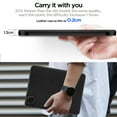 thumbnail image 6 of AICase Pencil Case Compatible with iPad Pro 12.9 Inch (2022/2021/2020, 6th/5th/4th Gen), Built-in Pencil Holder, Pencil 2 Support, Flexible Back Cover Stand  Black, 6 of 12