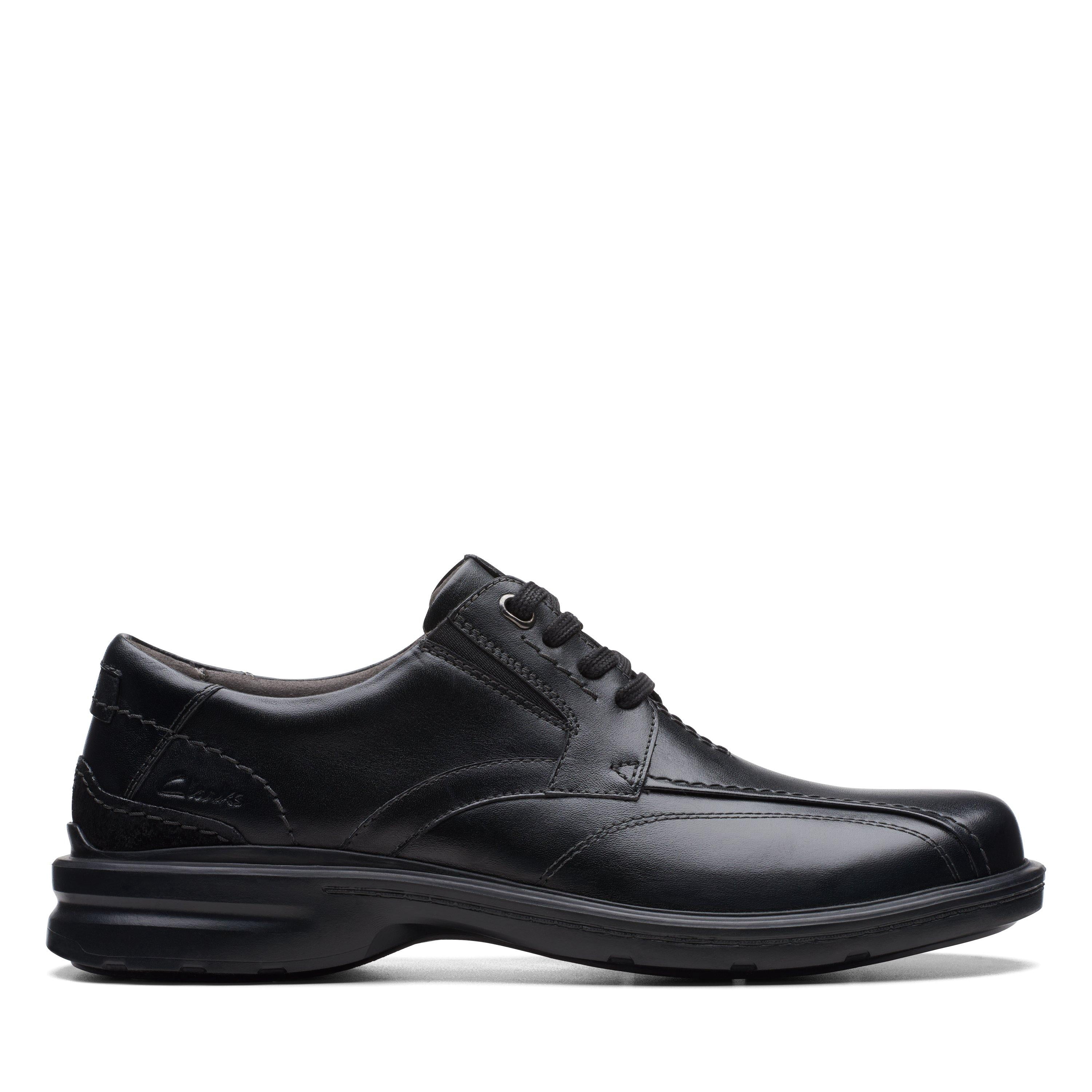 Clarks Collection Whiddon Black Leather Lace Up Derby Shoes Mens 11.5W-worn once Amazon.com | Clarks Men main image 3