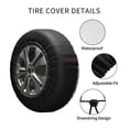 thumbnail image 4 of Kdxio Fruit Apples for Tire Cover Wheel Protectors Tyre Covers Weatherproof Wheel Covers Universal Fit for Trailer Rv SUV Truck Camper Travel Trailers 17 inch, 4 of 8