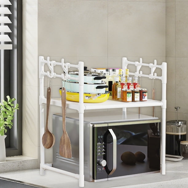 Countertop Microwave Thickened Shelf Oven Compartment Shelf Kitchen Spice Towel Shelf