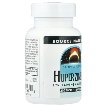 Huperzine A, 200 mcg, 120 Tablets, Source Naturals