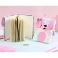 thumbnail image 1 of Plush Animal Notebook with Lock 3D Cartoon Diary Book Cute Notebook, 1 of 8