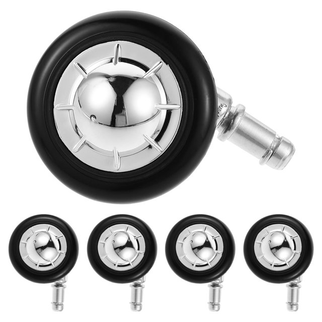 PTOOTP 5Ud Plateadas Para Muebles Y Sillas Oficina Compatible Universal Y Silenciosa