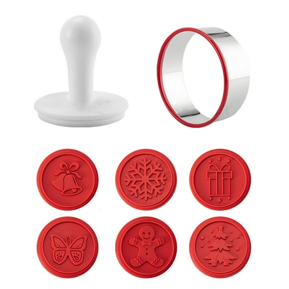 1 Set of Christmas Cookie Cutter Decorative Cookie Mold Reusable Biscuit Stamp Cookie Accessory