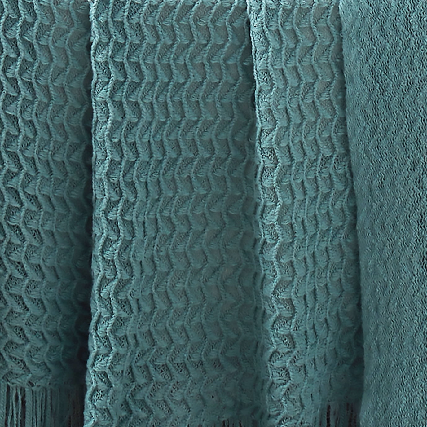Montesori Sweater Throw Seafoam Blue