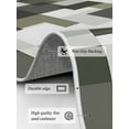 thumbnail image 3 of Retro Splicing Modern Art Area Rug for Bedroom 5x7 Ft Green Gray Watercolor Super Soft fuzzy Throw Rug Non-Slip Fluffy Plush Indoor Floor Carpet for Living Room Nursery Home Decor, 3 of 8