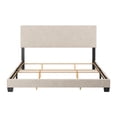 thumbnail image 3 of Aura Fabric Upholstered King Size Bedframe with Padded Headboard, 3 of 8