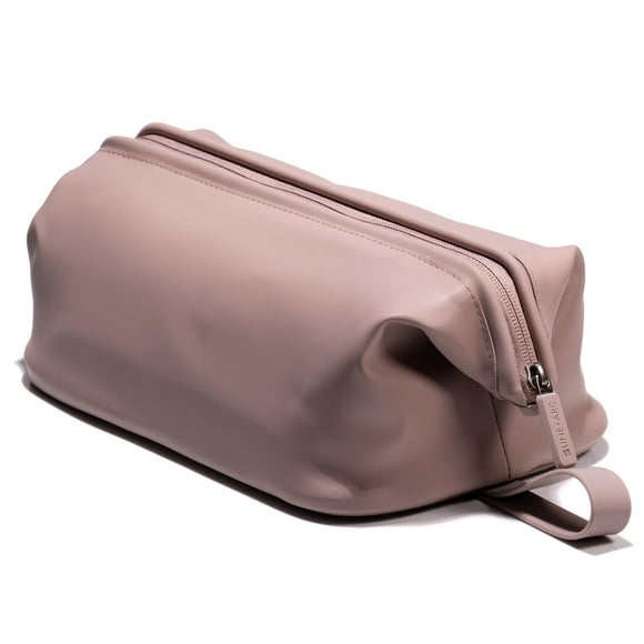 Neceser LINE+ARC, de silicona, fácil de limpiar, 3,5 L, color malva
