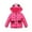 Pink, variant on Honeeladyy Fashion Kids Coat Baby Girls Thick Coat Padded Dot Bow Winter Jacket Clothes Hot Pink