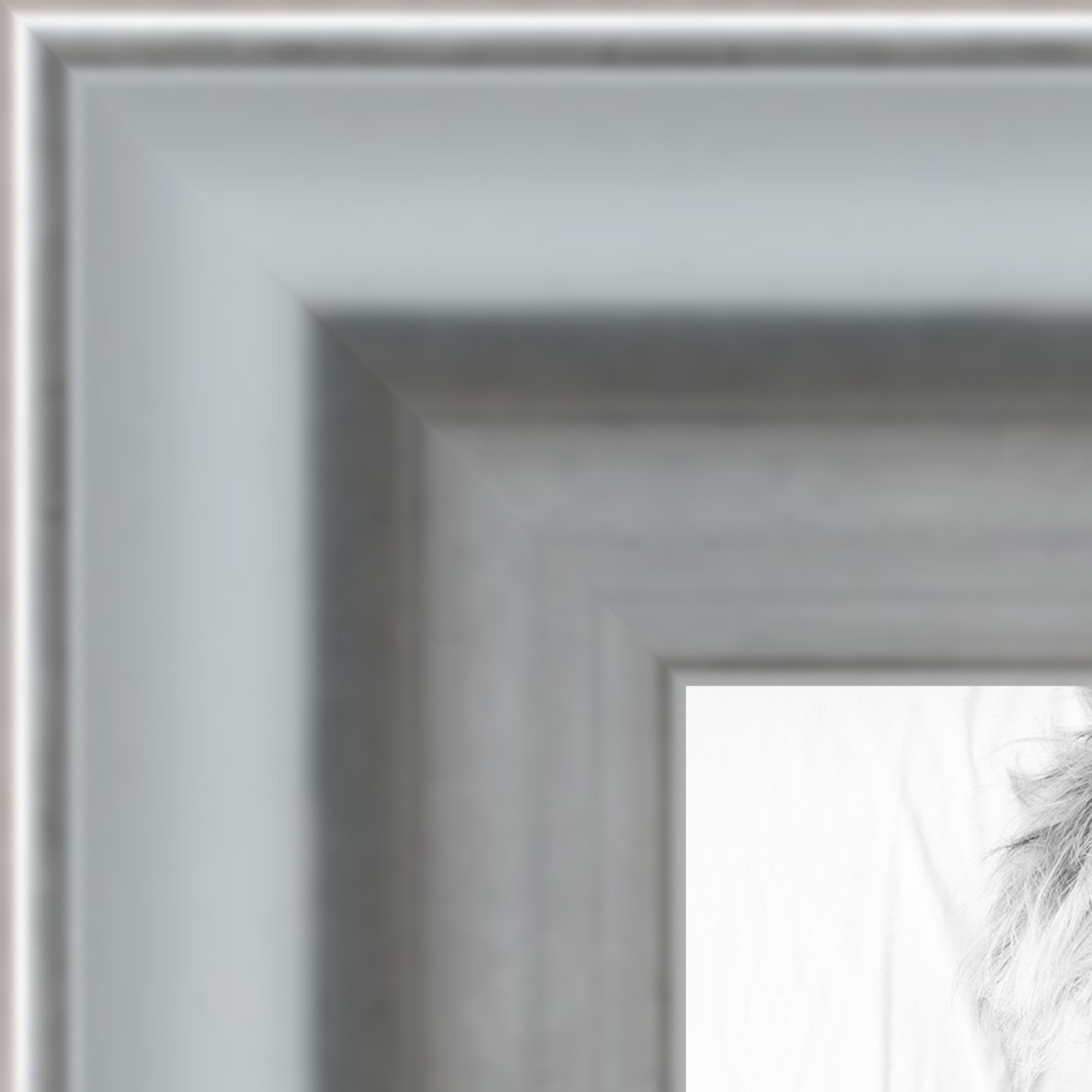 ArtToFrames 24x30 Inch Silver Picture Frame, This Silver Poster Frame