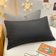 thumbnail image 5 of AZXY 2PC Pillowcases under $10,Microfiber Pillowcase,Pillow Case for Hair and Skin Care,Wrinkle-Free Pillow Covers Clearance Not Queen/Standard But 19x29, 5 of 5