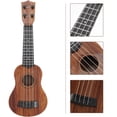 thumbnail image 3 of CIMAXIC Children Small Size Musical Instruments Imitated Ukulele Mini Guitar Playing Toy with Four Strings,14.57"X4.72"X1.38", 3 of 4