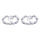 thumbnail image 3 of Guardurnaity de perlas simuladas Cadenas de acero inoxidable Vidrio artesanal Atractivo y elegante Brazalete de la amistad Niños Blanco Blanco 2piezas Guardurnaity CBP321059, 3 of 6