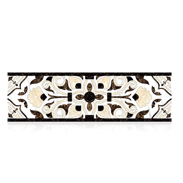 relayinert Staircase Sticker Landscaping PVC Waterproof Wallpaper Oilproof Steps Decals Hotel Bathroom Kitchen Baseboard Renovation Type1 L 1Set