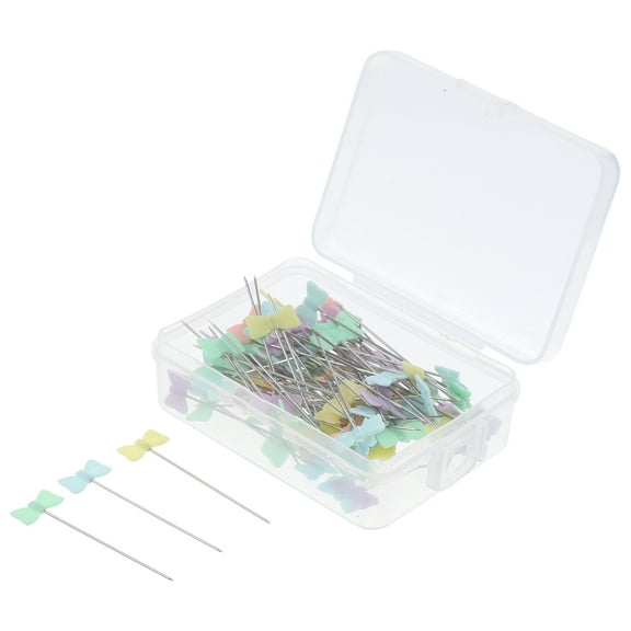 FONDOTIN 100pcs Sewing Needle Assorted Color Positioning Butterfly for College Project
