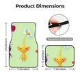 thumbnail image 5 of Lsque Pikmin Print 4-Piece Floor Mats, Heavy-Duty Rubber Liners, Anti-Slip Design, All-Season Automotive Protection, Vehicles, Cars, Trucks, and SUVs, 5 of 7