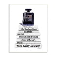 thumbnail image 1 of Stupell Industries Fashion Designer Perfume Bookstack Blue White Watercolor Wall Plaque by Amanda Greenwood, 1 of 1