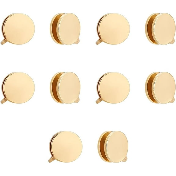 5 Pairs Pressure Earrings for Keloids Stainless Steel Punk Clip On Earrings Lightweight No Piercing Earring Spiral Compression Earring Birthday Gift for Women Gold