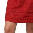 thumbnail image 4 of Nicole Miller Ladies' Linen Blend Dress Size: XL, Color: Red, 4 of 4