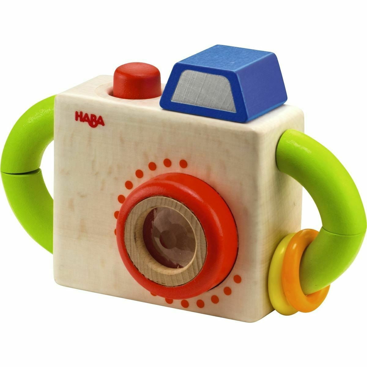 wooden camera baby toy