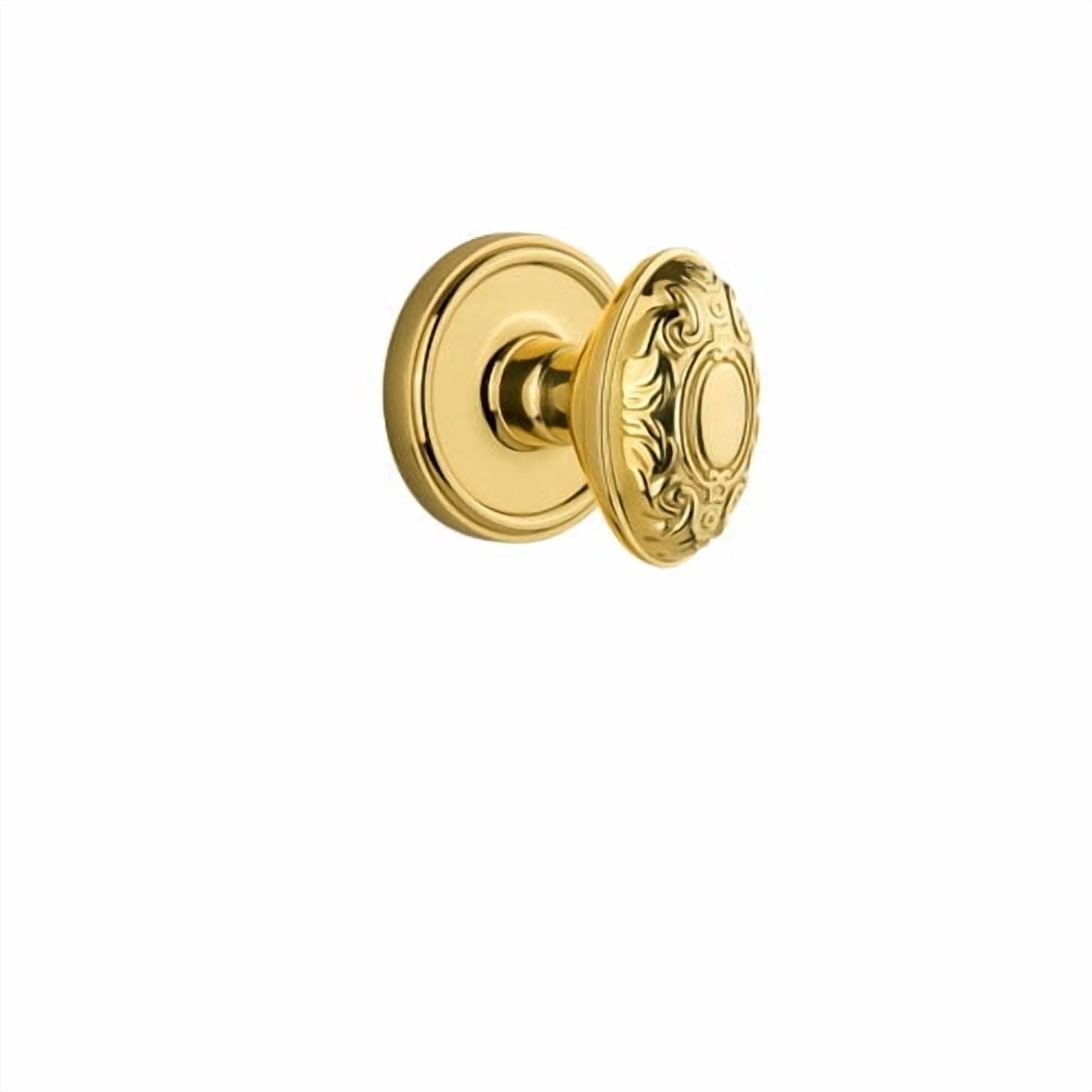 Grandeur Grande Victorian Door Knob with Georgetown Plate