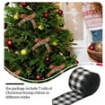 thumbnail image 1 of pitrice Christmas Ribbon Portable Party Decoration Classic Plaid House Decorations Exquisite Decorative Accessories for Celebration 6 Width 6cm, 1 of 5
