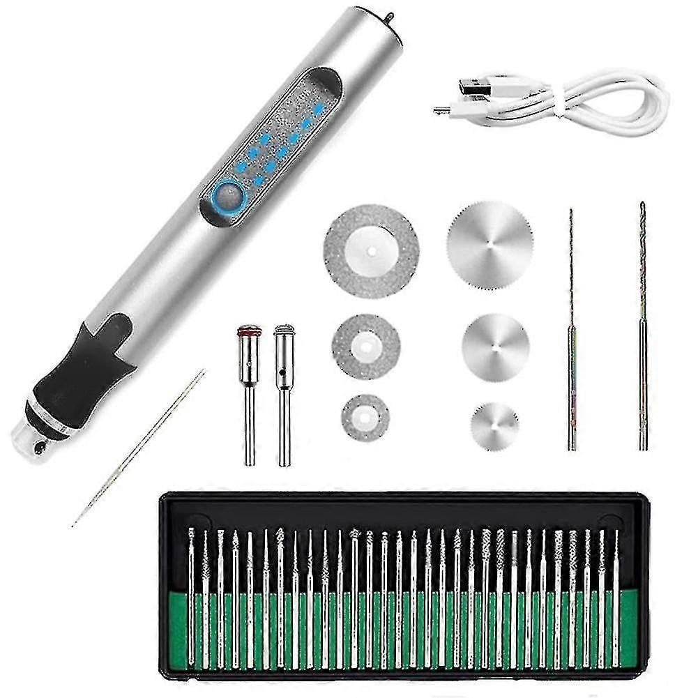 Electric Engraving Pen Cordless Mini Carving Pen 300mah Rechargeable