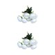 thumbnail image 2 of Kearding Elegante ramo de novia para una impresionante decoración de bodas en interiores o exteriores. blanco 2Conjunto, 2 of 6
