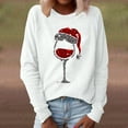 thumbnail image 2 of KDFJPTH Christmas Long Sleeve Hoodie For Women Oversized Women, 2 of 4
