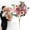 Watermelon Red, variant on Z52LingLing Decoration Artificial Rose Hydrangea Peony Flower Bouquet Silk Floral Arrangement Faux Peonies Bush with Wired Stems for Wedding Home Decor (Dusty Rose Red)
