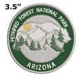 thumbnail image 2 of Wander Often! Petrified Forest National Park, Arizona 3.5 Inch Iron Or Sew On Embroidered Fabric Badge Patch Seek Adventure, National Park Iconic Series, 2 of 2